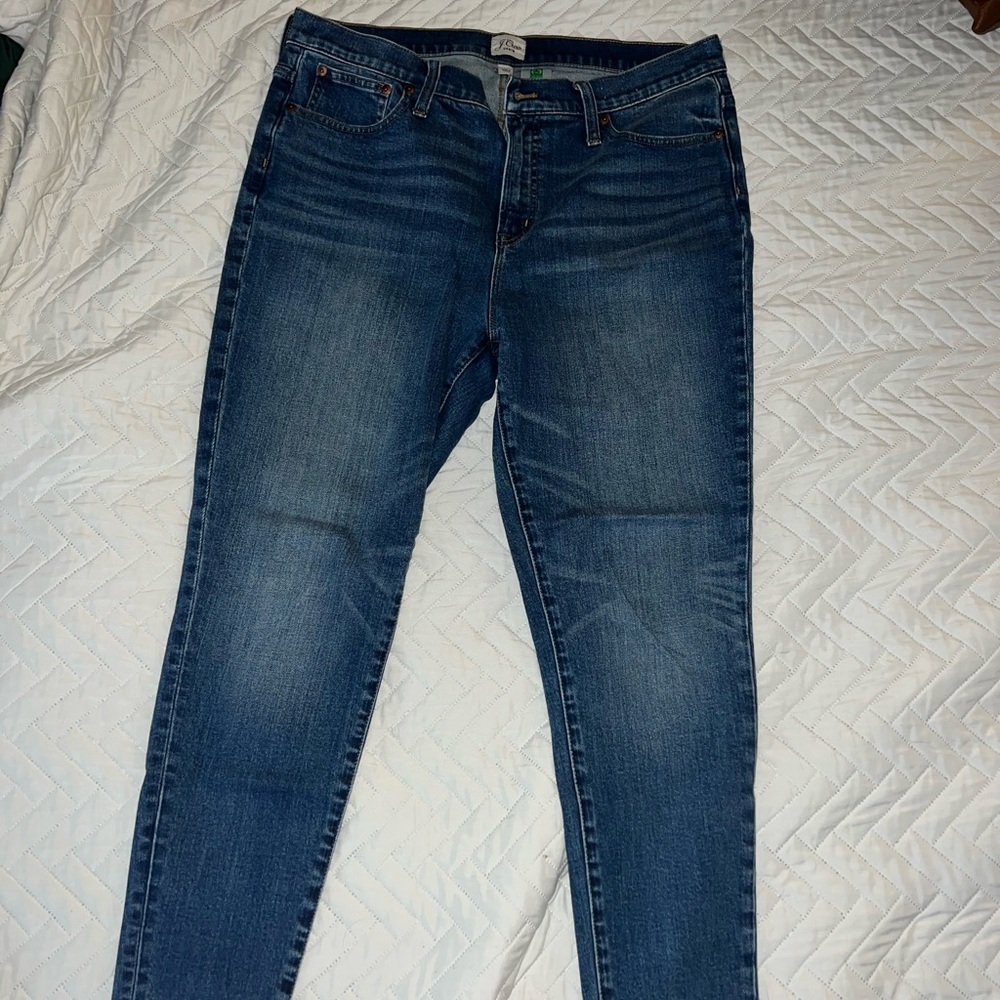 J. Crew Women's Skinny Jeans in Deep Blue
